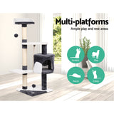 Deluxe 112cm Multi-Level Cat Tree with Scratching Posts, Condo and Plush Perches - Extra Image