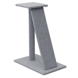 Deluxe 82cm Cat Tree Tower with Scratching Post, Slide, and Cozy Condo - Front View