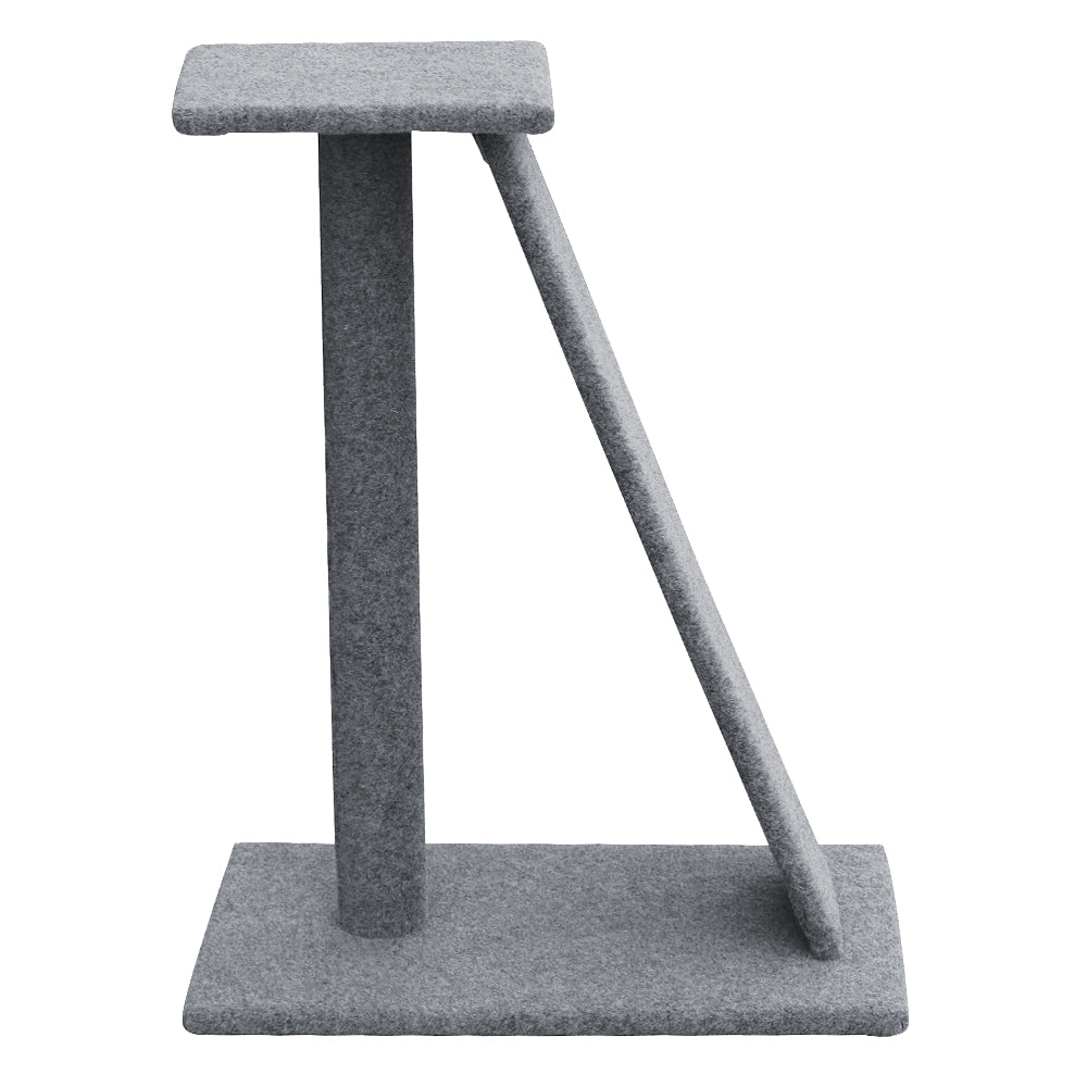 Deluxe 82cm Cat Tree Tower with Scratching Post, Slide, and Cozy Condo