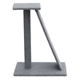 Deluxe 82cm Cat Tree Tower with Scratching Post, Slide, and Cozy Condo - 45-Degree Angle