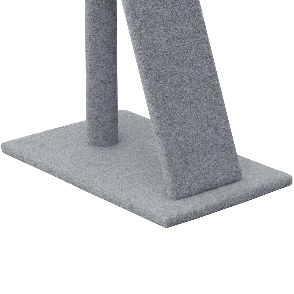 Deluxe 82cm Cat Tree Tower with Scratching Post, Slide, and Cozy Condo