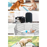 200-Pack Super Absorbent Indoor Puppy & Cat Training Pads - 60 x 60cm Disposable Toilet Solutions - Rear View