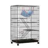 Pet Paradise Indoor Multi-Level Cage for Rabbits, Guinea Pigs, and Small Pets - Front View