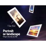 Artiss 11-Piece White Wall Photo Frame Collection for Cherished Memories - Side View