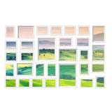 Artiss 30-Piece Versatile Photo Frame Collection - White Assorted Sizes 8x10, 5x7, 4x6, 3.5x5 - Front View