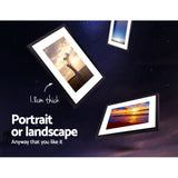 Chic Black A3 Trio Photo Frames for Stunning Home Accents and Thoughtful Gifts - Side View