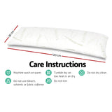 Giselle Bamboo Bliss Full Body Support Memory Foam Pillow - Front View