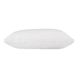 Plush Goose Feather Down Twin Pillows Set - Side View
