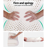 Ultimate Sleep Comfort Natural Latex Pillow Pair - Side View