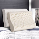 Ultimate Sleep Comfort Natural Latex Pillow Pair - Low Angle