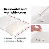 Giselle Sustainable Natural Latex Pillow Set - Front View