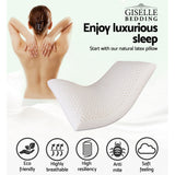 Giselle Sustainable Natural Latex Pillow Set - Side View
