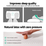 Giselle Sustainable Natural Latex Pillow Set - Rear View