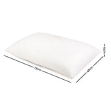 Giselle Premium Set of 2 Bamboo Shredded Memory Foam Pillows - Front View