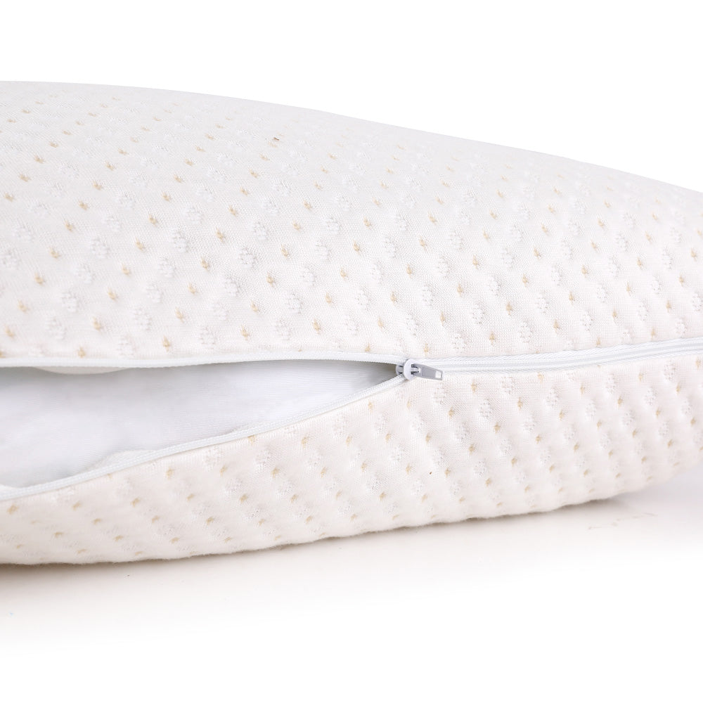 Giselle Premium Set of 2 Bamboo Shredded Memory Foam Pillows
