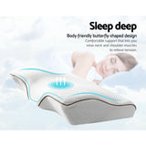 Giselle Contoured Memory Foam Pillow for Ultimate Neck Support and Pain Relief - Side View