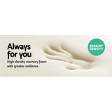 Giselle Contoured Memory Foam Pillow for Ultimate Neck Support and Pain Relief - Rear View