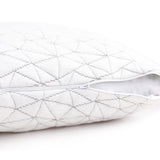 Giselle Rayon King Memory Foam Pillow Set of 2 for Ultimate Sleep Comfort - 45-Degree Angle