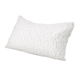 Giselle Luxury Set of 2 Rayon Memory Foam Pillows for Ultimate Comfort - Top-Down View