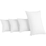 Giselle Bedding Deluxe King Size 4-Piece Pillow Set - 2 Soft & 2 Supportive with Premium Microfiber Fill