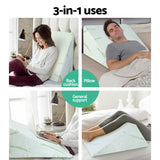Giselle Bedding Wedge Pillow Bamboo Cover - Side View