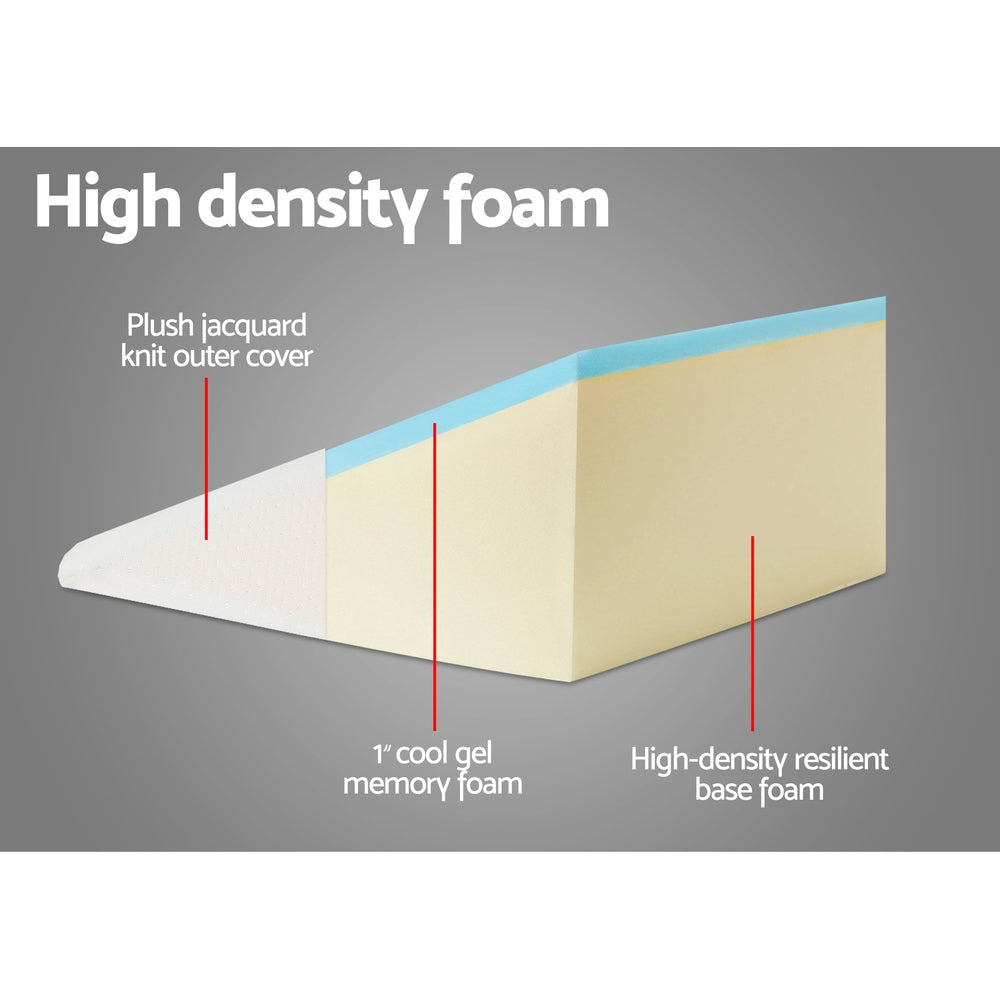 Versatile Comfort Foam Wedge Support Pillow - Beige