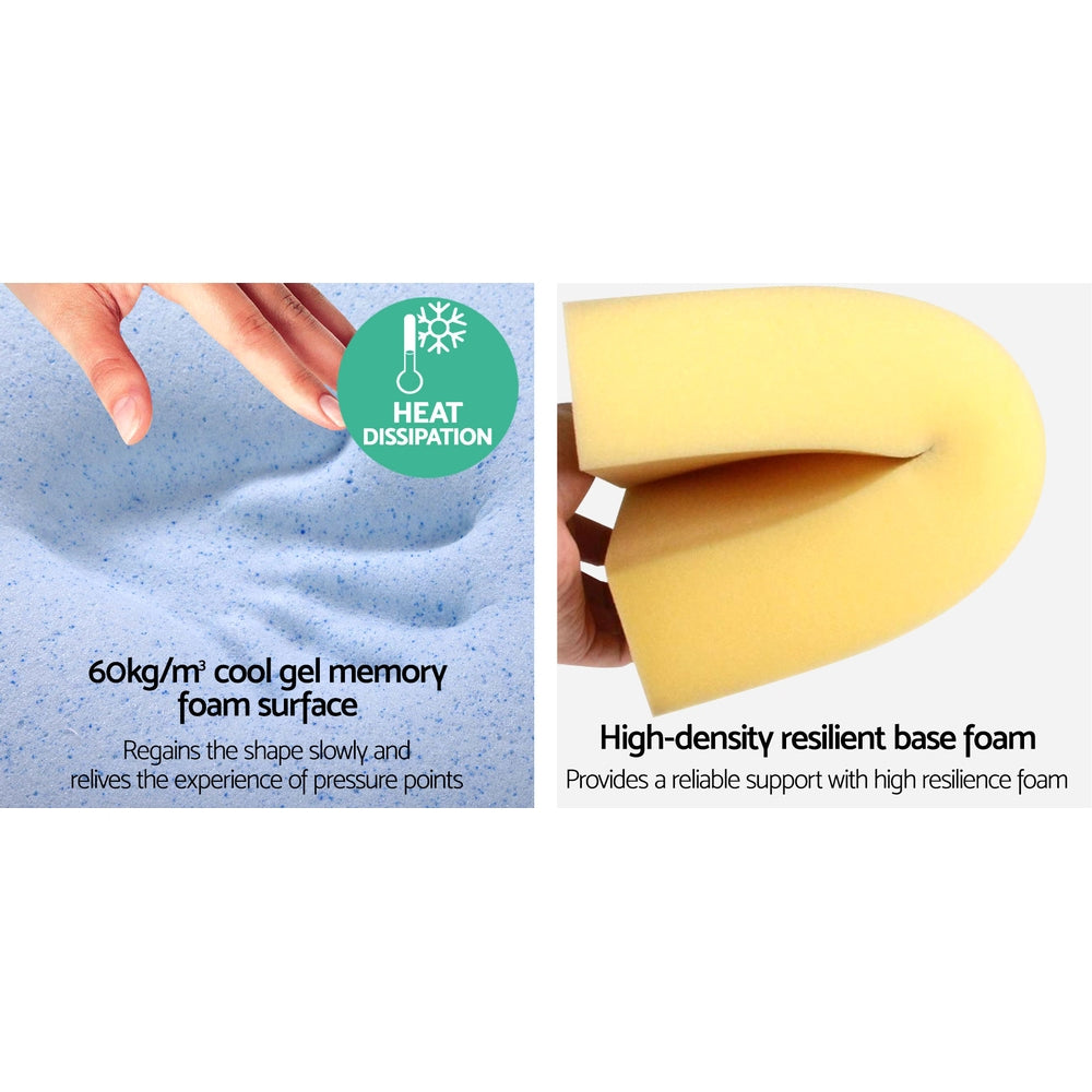Versatile Comfort Foam Wedge Support Pillow - Beige