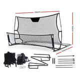 Everfit XL Soccer Rebounder Net - Portable Training Goal for Volley and Football Skills - Front View
