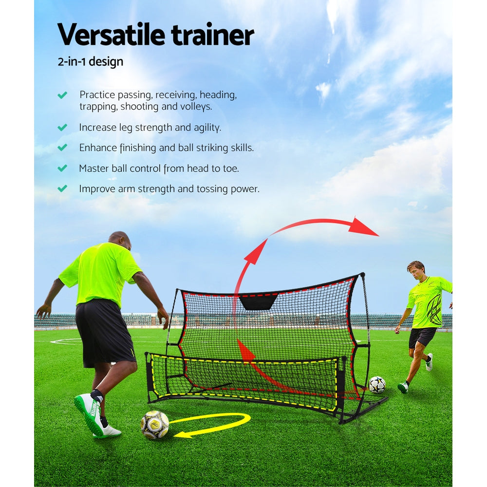 Everfit XL Soccer Rebounder Net - Portable Training Goal for Volley and Football Skills