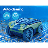 Cordless Automatic Robot Pool Vacuum Cleaner for Effortless Cleaning - Close-Up Angle