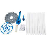 Automatic Aquabuddy Pool Cleaner and Leaf Catcher for Effortless Cleaning - Side View