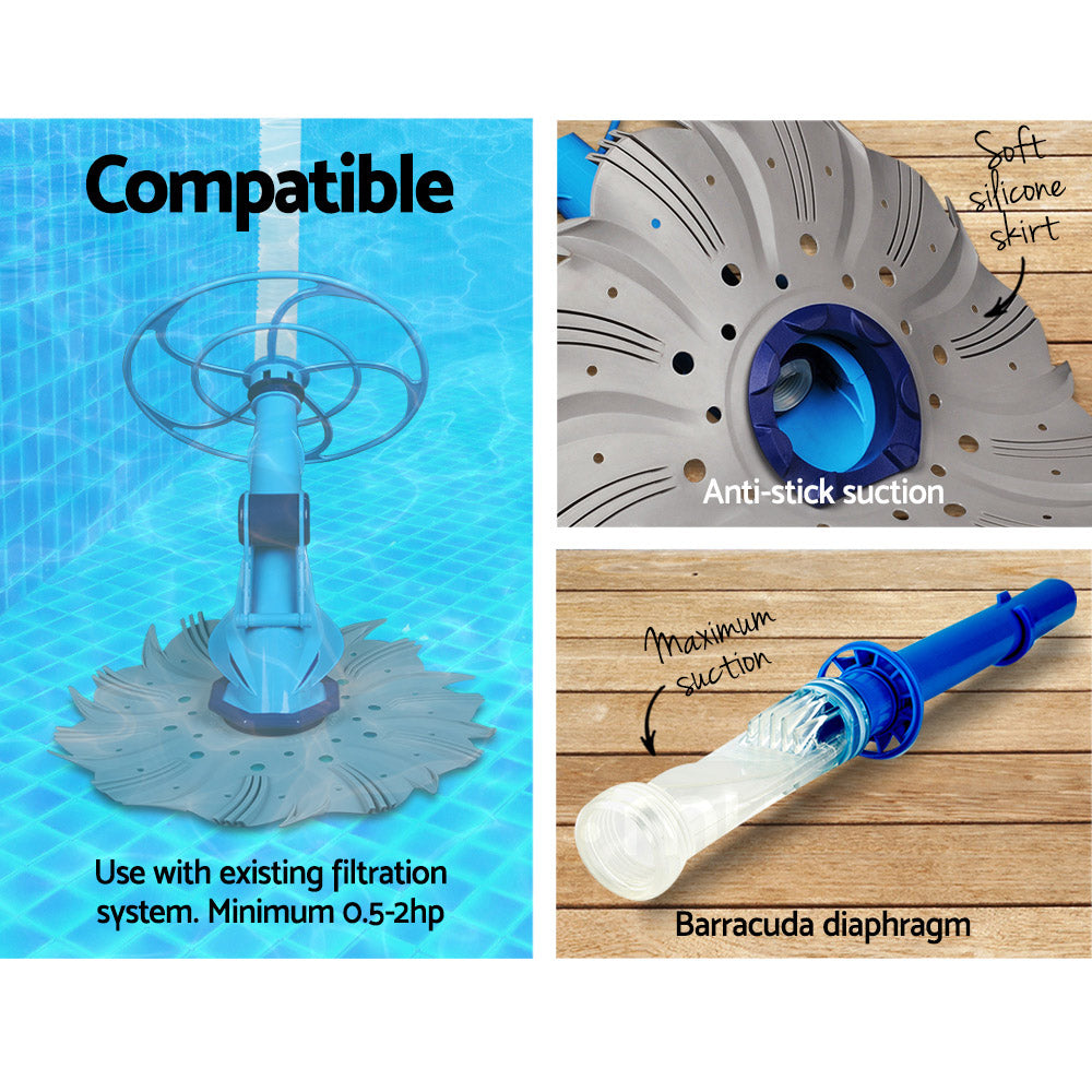 Automatic Aquabuddy Pool Cleaner and Leaf Catcher for Effortless Cleaning