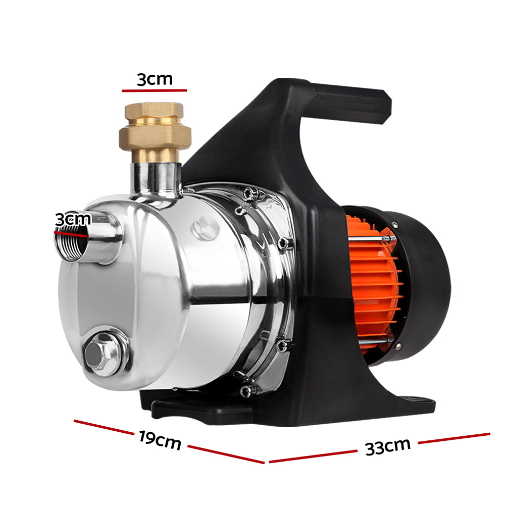 High-Efficiency 1500W Stainless Steel Garden Water Pump