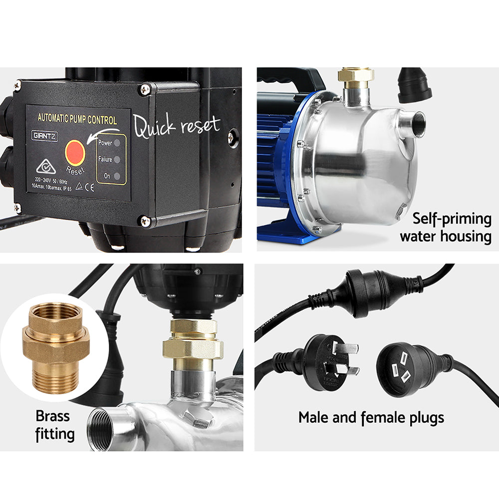 Giantz 2300W High-Performance Automatic Garden Water Pump with Pressure Controller