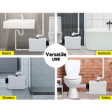 400W High-Efficiency Macerator Pump for Toilet and Sewage Disposal in Marine and Basement Applications - Rear View