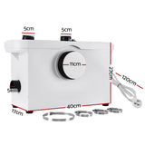 Versatile Macerator Pump for Effortless Waste Management in Marine and Home Applications - Side View