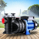 Heavy-Duty 1200W Pool Pump for Salt and Chlorine Water - Low Angle