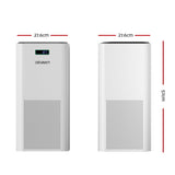 Devanti Air Purifier Home Purifiers HEPA Filter - 45-Degree Angle