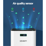 Devanti Air Purifier Home Purifiers HEPA Filter - Side View