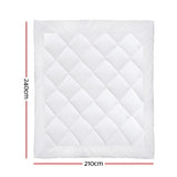Giselle Eco-Friendly 400GSM Bamboo Microfiber King Size Luxury Quilt - Front View