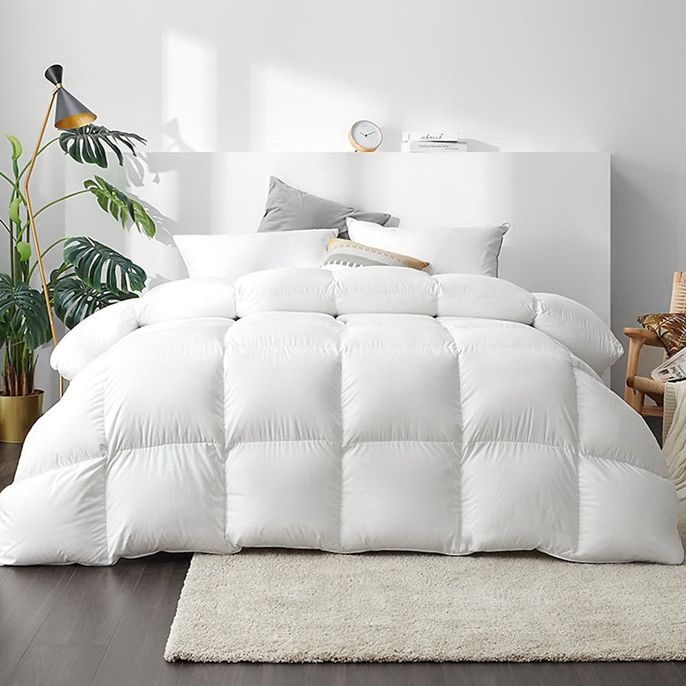 Giselle Bedding Luxurious King Size 700GSM Duck Down Feather Quilt