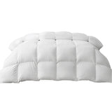 Luxury King Size 700GSM Goose Down Feather Comforter by Giselle Bedding - Side View