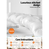 Luxury King Size 700GSM Goose Down Feather Comforter by Giselle Bedding - Close-Up Angle