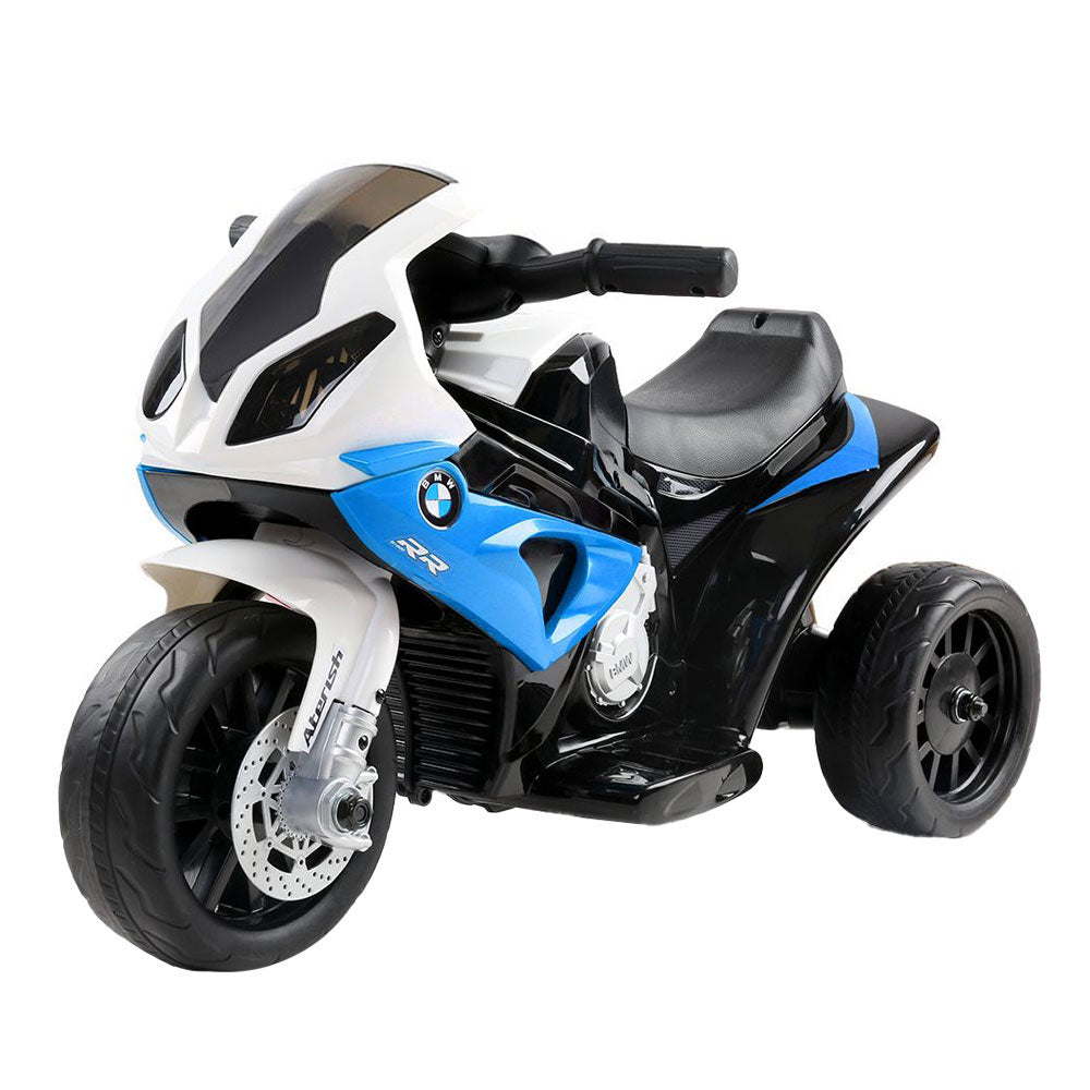BMW S1000RR Kids Electric Ride-On Motorcycle - Blue, Licensed Mini Motorbike for Ages 3+