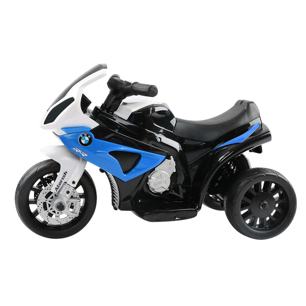 BMW S1000RR Kids Electric Ride-On Motorcycle - Blue, Licensed Mini Motorbike for Ages 3+