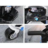 BMW S1000RR Kids Electric Ride-On Motorcycle - Blue, Licensed Mini Motorbike for Ages 3+ - 45-Degree Angle