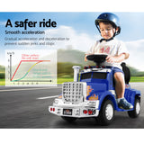 Electric Ride-On Truck for Kids - Rigo Blue Battery-Powered Toy Car for Children - Extra Image