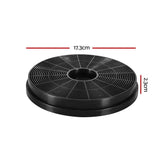 Devanti Replacement Carbon Charcoal Filters for Ductless Range Hoods - Pack of 2 - Top-Down View