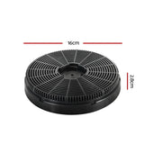 Devanti Replacement Carbon Filters for Ductless Range Hoods - Odour Absorbing Charcoal Filters - Side View