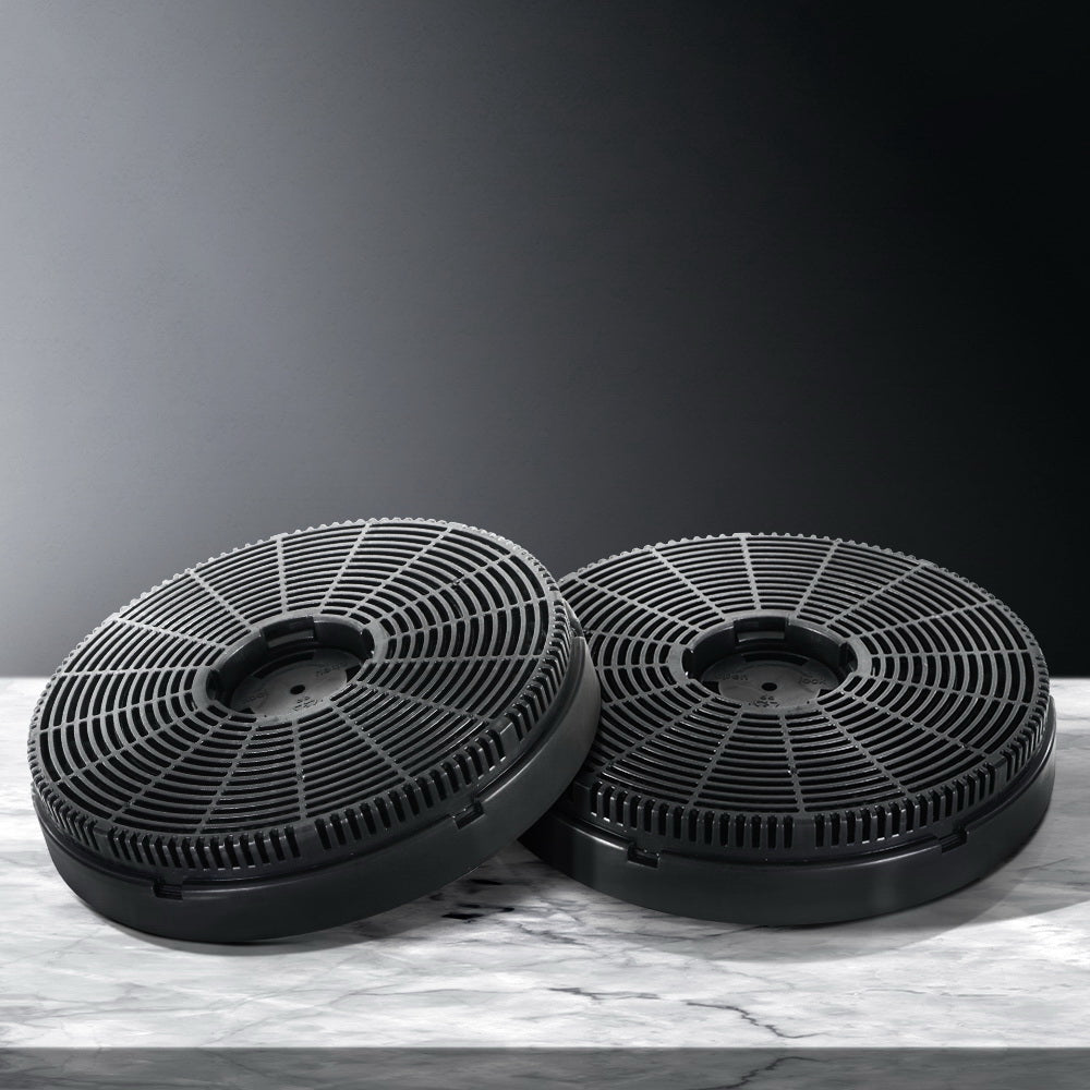 Devanti Replacement Carbon Filters for Ductless Range Hoods - Odour Absorbing Charcoal Filters